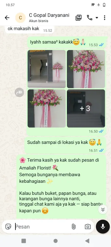 Pengiriman Karangan Bunga Muncang