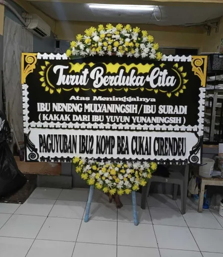 Papan Bunga Duka Muncang